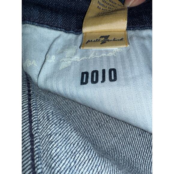 7 For All Mankind DOJO Flare Leg Jeans Blue - size 31 - J - Picture 12 of 12